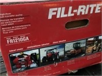 Fill Rite, 12 volt, 15 gallon/minute, high flow.