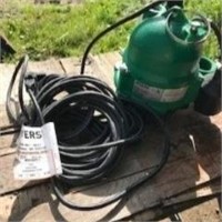 (NEW) Myers septic pump, top cover broken