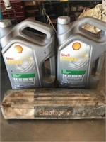 2 jugs Shell axle oil + box of welding rods (25mm)
