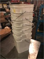 Stack of chain pails