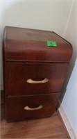 Vintage Night Stand Dovetailed Drawer-15 1/2"W x