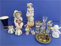 Vintage Lot of Decorative Figurines and More