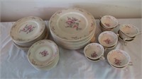 China Lot- 12-11 Inch Plates (4-9" Plates and 8-8