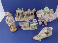 Figurine Lot-2 Pieces Made in Occupied Japan and