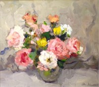 Allan Adolf Peter Hansen (1911-2000) 'Rose Study'