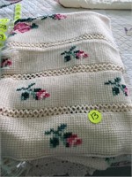 ROSE AND CROCHET BLANKETS