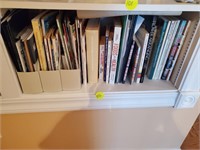 SHELF CONTENTS - MAGAZINES AND BOOKS
