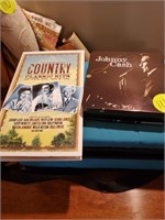COUNTRY CD COLLECTION - JOHNNY CASH AND CASSETTES