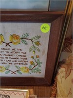 COLLECTION OF MISC. FRAMED SAYINGS