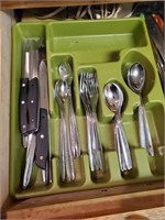 STAINLESS FLATWARE DRAWER