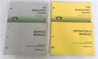 JD 140 Service and Operator's Manuals
