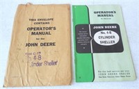 JD Cylinder Sheller Operator's Manual/Envelope