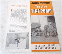 JD Tractor Tire Pump Pamphlet