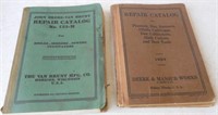 Pair of JD Repair Catalogs 132-M / 1924