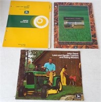 Lot of 3 JD Catalog and Brochures