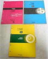 Lot of 3 JD Snowmobile Manuals / Parts Books