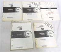 Lot of 5 JD Operator's Manuals