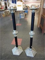 Pair of Large Candlesticks