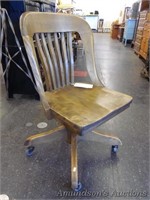 Antique Heywood Wakefield Office Chair
