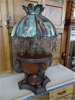 Antique Bradley & Hubbard Copper Oil Lamp