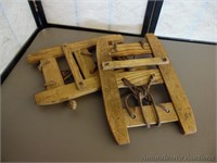 Pair of Reproduction English Snow Shoes