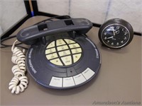 Vintage Telephone & Baby Ben Wind up Clock