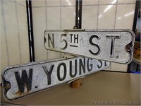Vintage Street Sign - Corner Sign