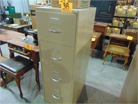 4 Drawer Metal File Cabinet 18 x 25 x 52
