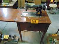 Standard Deluxe Precision Sewing Machine w/Cab
