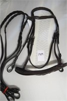 PADDED HORSE BRIDLE W/LACED REINS-