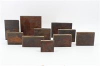 Maritime Nautical Theme Copper Print Blocks