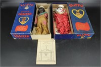 2 Effanbee Marionettes In Original Boxes