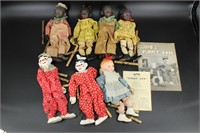 7 Vintage Marionettes By Effanbee