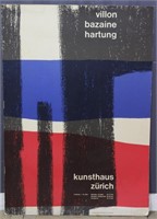 Villon Bazaine Hartung, Kunsthaus Zurich Poster