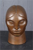 Hagenauer Style Copper Portrait Bust