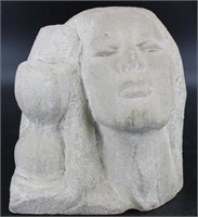 Attributed to Zorach Carved Stone Sculpture