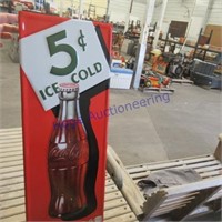 Coca-Cola tin sign, 10x 28