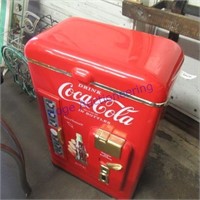 Coca-Cola standing cooler, 12 x 22 x 35" tall