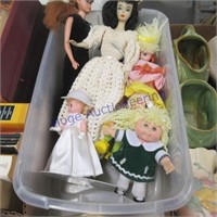 Fashion dolls & mini cabbage patch dolls