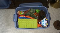 Tote of children’s toys