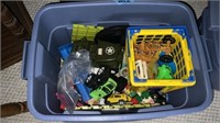 Tote of children’s toys