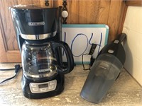 Black & Decker Coffee Maker & Vacuum