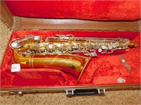 SAXOPHONES BRASS H.N. WHITE COMPANY W/ CASE AND