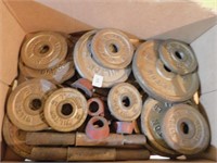 STEEL WEIGHTS FROM 1 1/4" LB TO 10" WILTON PLATES
