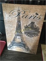 Canvas Eiffel Tower Picture - 2' x 3'