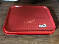 4 Cafeteria Trays