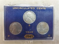 1943 Uncirculated Cents