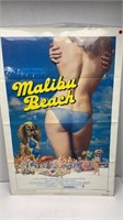 1978 MALIBU BEACH RATED R ORIGINAL MOVIE POSTER