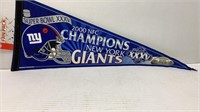 2000 NFC CHAMPS SUPER BOWL 35 NY GIANTS PENNANT