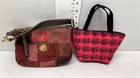 2- PURSES 1-NEW AND 1 USED COACH